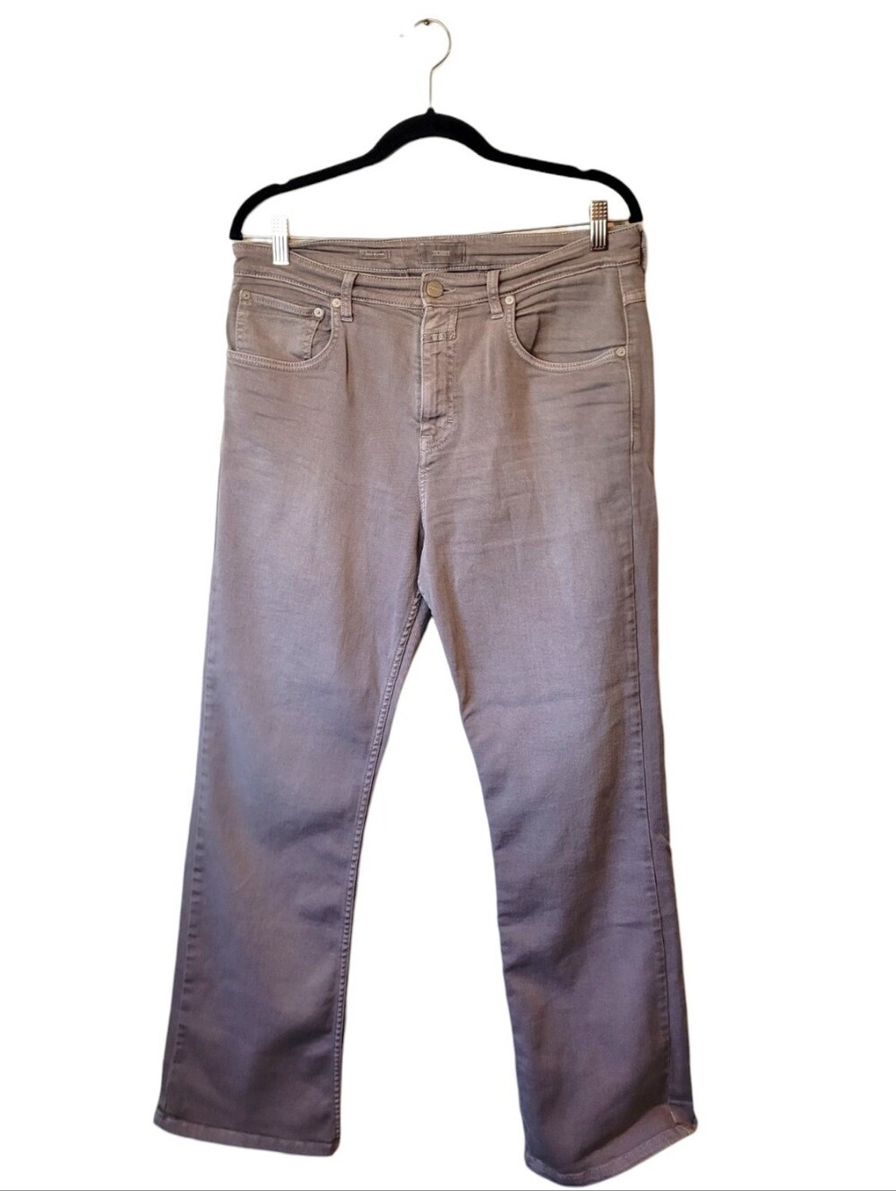 Closed Denim Baylin Kick Flare Mauve Grey Jeans Women's Size 31